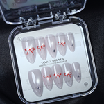 Press-on Nails Pearl Ribbon