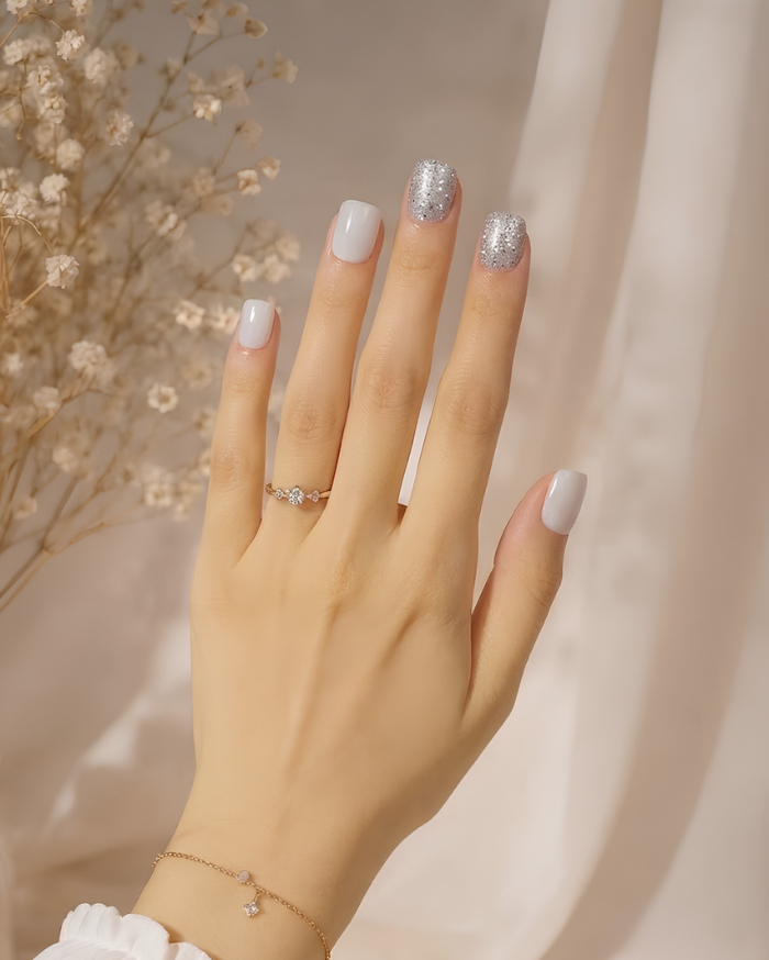 Press-on Nails Baby Crystal